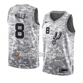 San Antonio Spurs Patty Mills 8 2018-19 Nike Harmaa Miesten Pelipaidat Swingman 
